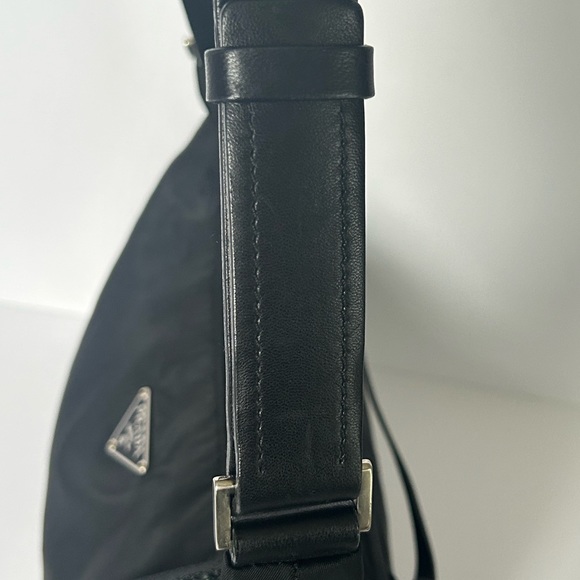 Authentic Prada Black Nylon Shoulder Bag - Picture 10 of 16